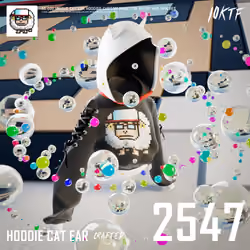 Wolf Cat Ear Hoodie #2547