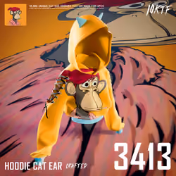 Ape Cat Ear Hoodie #3413