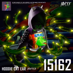 Mutant Cat Ear Hoodie #15162