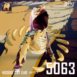 Kennel Cat Ear Hoodie #5063