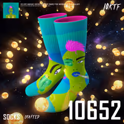 Galaxy Crew Socks #10652