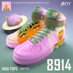 Galaxy High Tops #8914