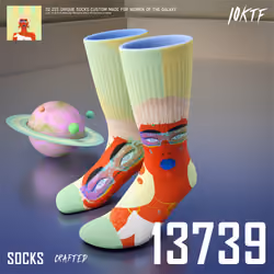Galaxy Crew Socks #13739