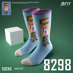 Meebit Crew Socks #8298