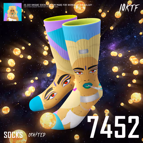 Galaxy Crew Socks #7452