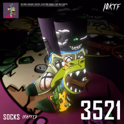 Mutant Crew Socks #3521