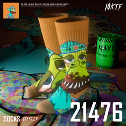 Mutant Crew Socks #21476