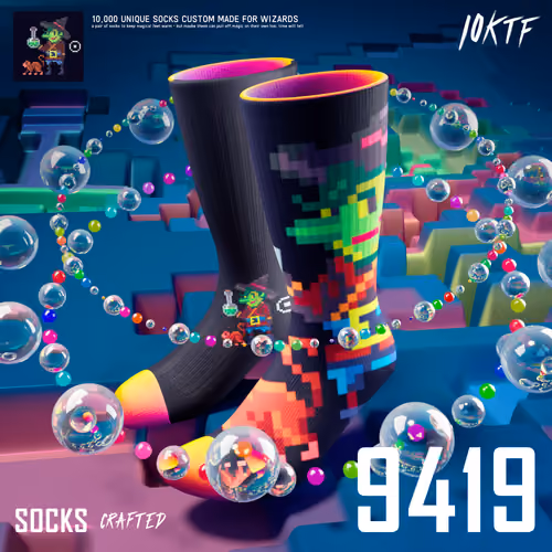 Wizard Crew Socks #9419