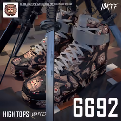 Wolf High Tops #6692