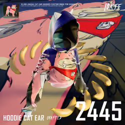 Kennel Cat Ear Hoodie #2445