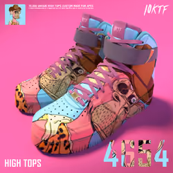 Ape High Tops #4654