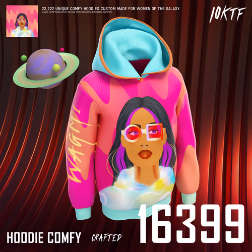 Galaxy Comfy Hoodie #16399