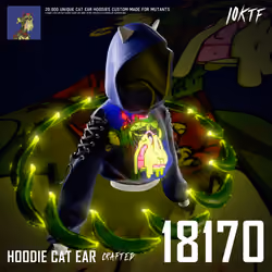 Mutant Cat Ear Hoodie #18170
