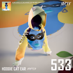 World of Cat Ear Hoodie #533