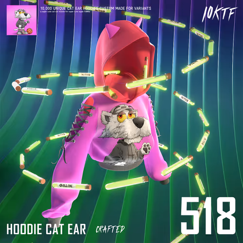 Puma Cat Ear Hoodie #518