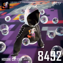 Wizard Cat Ear Hoodie #8492