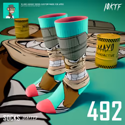 Ape Crew Socks #492