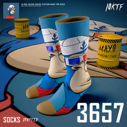 Ape Crew Socks #3657