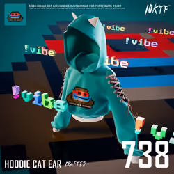 Toadz Cat Ear Hoodie #738