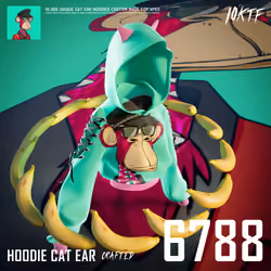 Ape Cat Ear Hoodie #6788