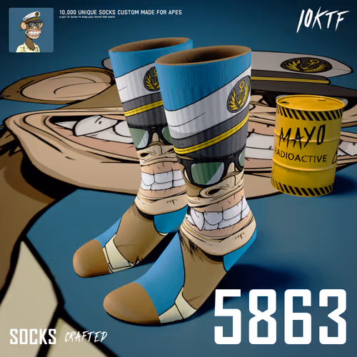 Ape Crew Socks #5863