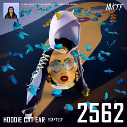 World of Cat Ear Hoodie #2562