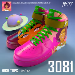 Galaxy High Tops #3081