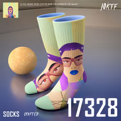 Galaxy Crew Socks #17328