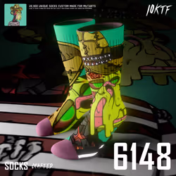 Mutant Crew Socks #6148