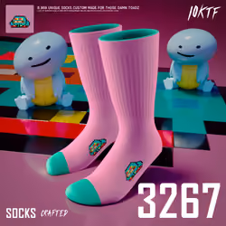 Toadz Crew Socks #3267