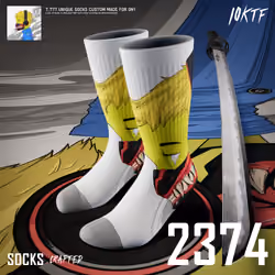0N1 Crew Socks #2374