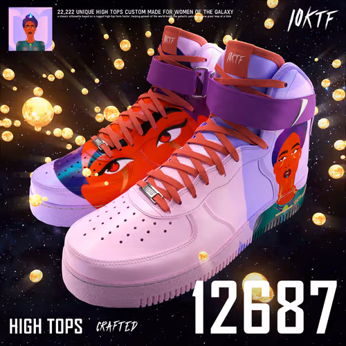 Galaxy High Tops #12687