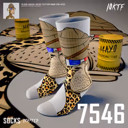 Ape Crew Socks #7546