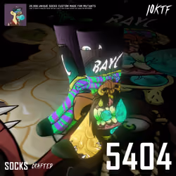 Mutant Crew Socks #5404