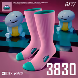 Toadz Crew Socks #3830