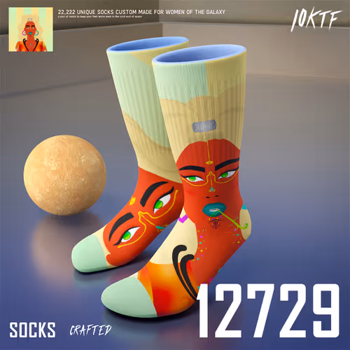 Galaxy Crew Socks #12729