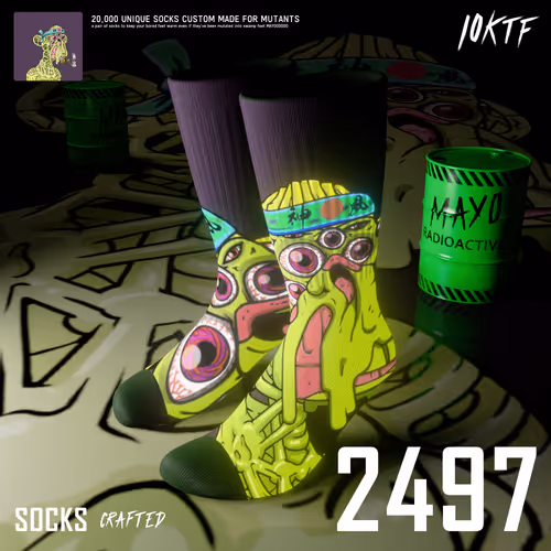 Mutant Crew Socks #2497