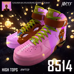 Galaxy High Tops #8514