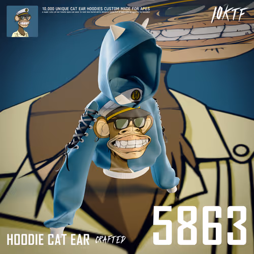 Ape Cat Ear Hoodie #5863
