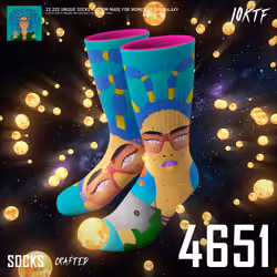 Galaxy Crew Socks #4651