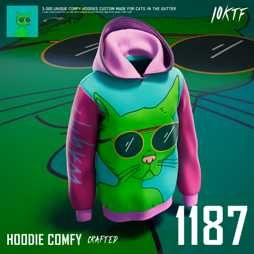 Gutter Comfy Hoodie #1187