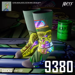 Mutant Crew Socks #9380