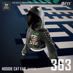 Toadz Cat Ear Hoodie #363