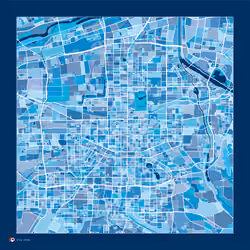 Xi'an, China - Sky blue