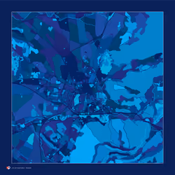 Aix-en-Provence, France - Midnight blue