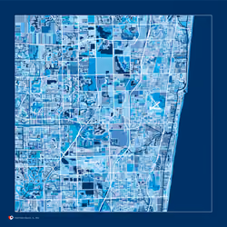 Pompano Beach, FL, USA - Sky blue