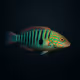 Clown Wrasse #2191