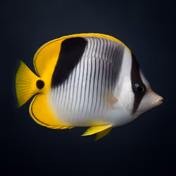 Pacific Double-saddle Butterflyfish #727