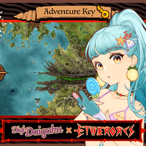 DigiDaigaku #1070 - Caitriona | EtherOrcs Adventure Key (DigiDaigaku Genesis)