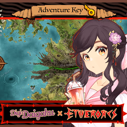 DigiDaigaku #1298 - Veida | EtherOrcs Adventure Key (DigiDaigaku Genesis)